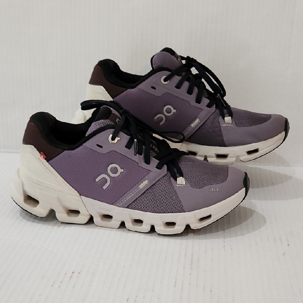 On Running Women's Purple and Black Cloudsurfer Sneakers size 7.5